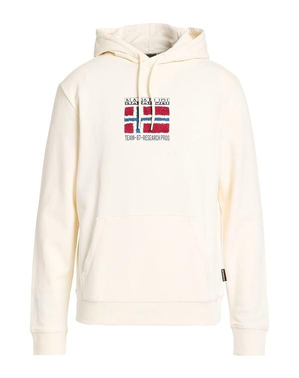 ナパピリ メンズ アウター パーカー・スウェット NAPAPIJRI White ホワイト