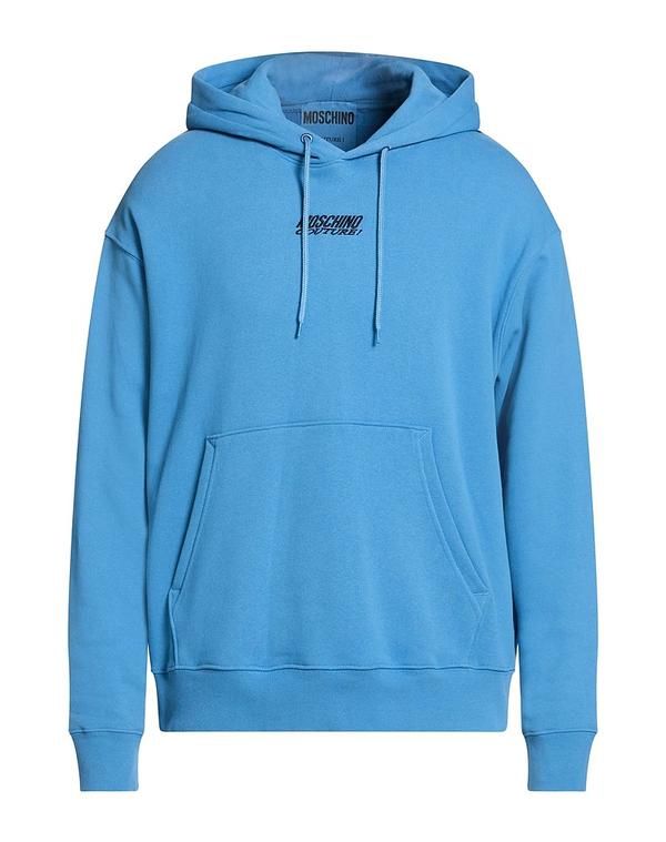 モスキーノ メンズ アウター パーカー・スウェット MOSCHINO Light Blue ブルー