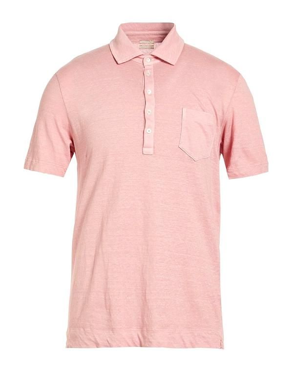 マッシモアルバ メンズ トップス ポロシャツ MASSIMO ALBA Pale Pink ピンク