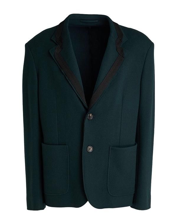 ランバン メンズ アウター ジャケット・ブルゾン テーラードジャケット LANVIN Dark Green グリーン