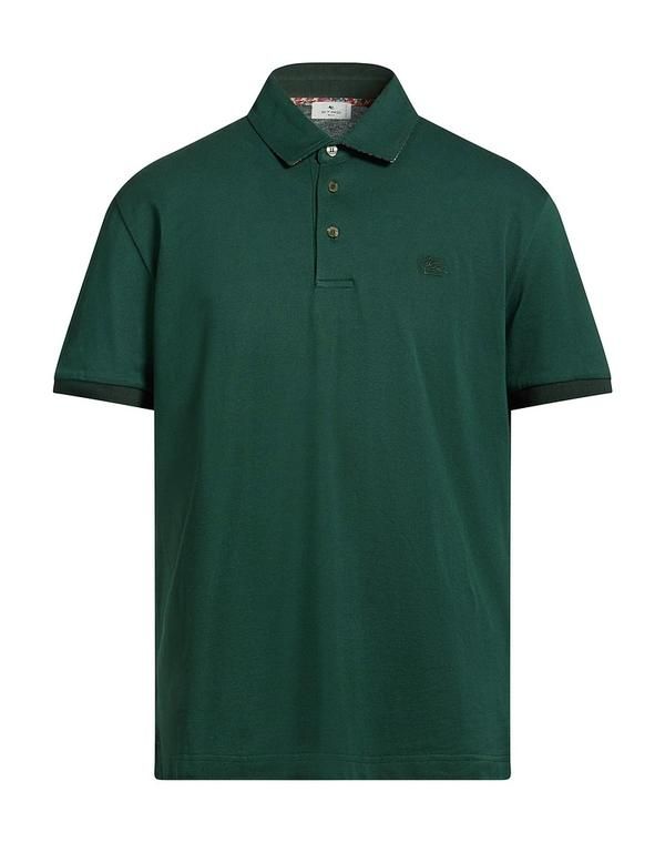 エトロ メンズ トップス ポロシャツ ETRO Green グリーン