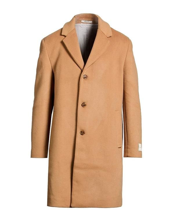 CK  のキャメル チェスターコート カルバンクライン カルバンクライン メンズ アウター コート CALVIN KLEIN Camel