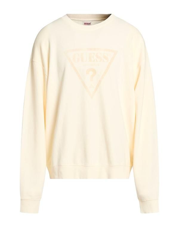 ゲス メンズ アウター パーカー・スウェット GUESS Off White オフホワイト