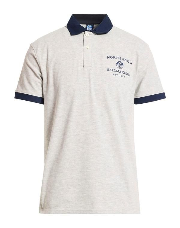 ノースセール メンズ トップス ポロシャツ NORTH SAILS Light Gray グレー