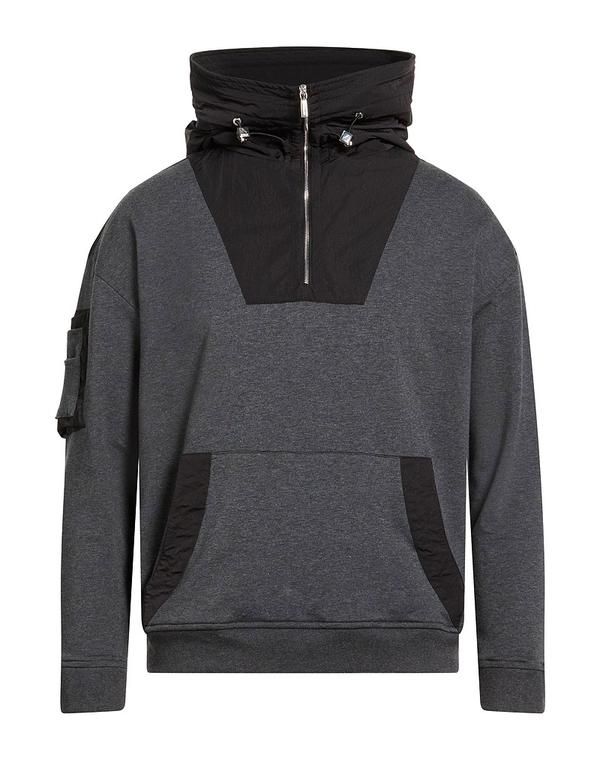 ムーレー メンズ アウター パーカー・スウェット MOORER Charcoal チャコール