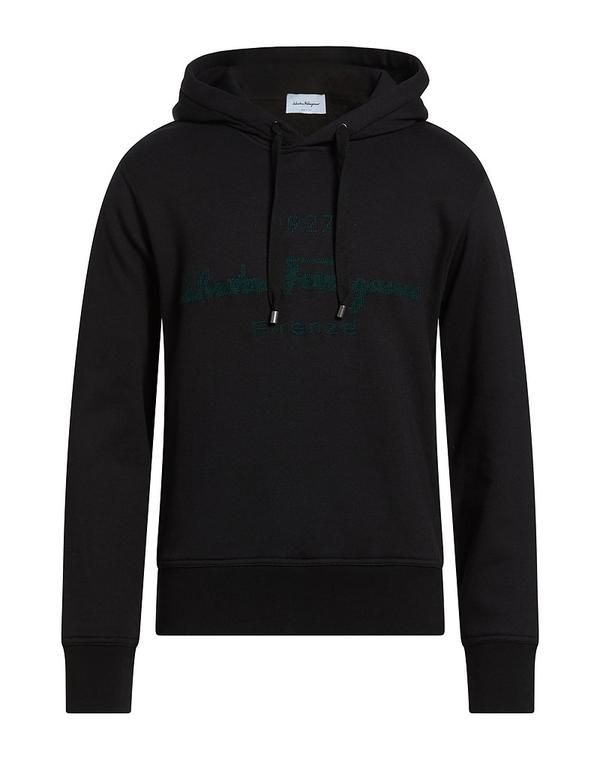フェラガモ メンズ アウター パーカー・スウェット FERRAGAMO Black ブラック