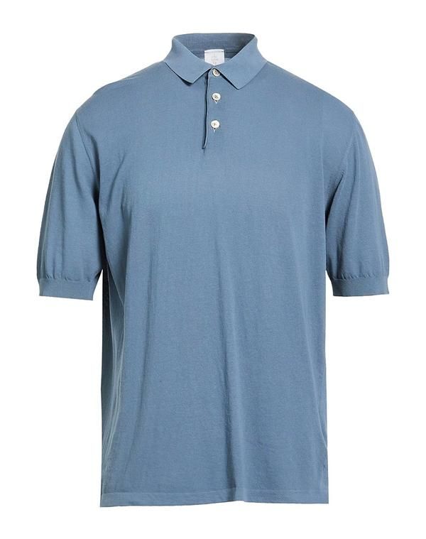 イレブンティ メンズ トップス ポロシャツ ELEVENTY Blue Gray グレー