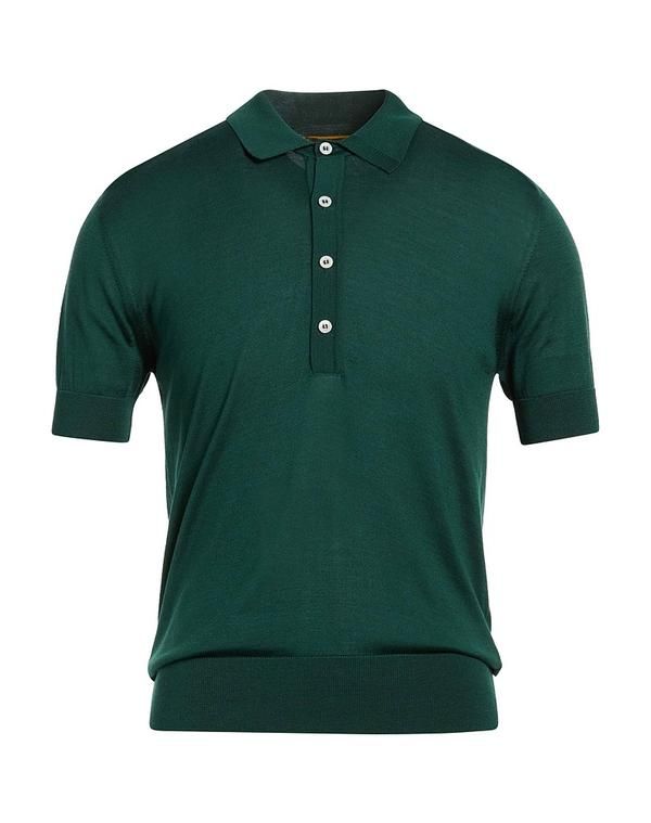 ムーレー メンズ トップス ポロシャツ MOORER Dark Green グリーン