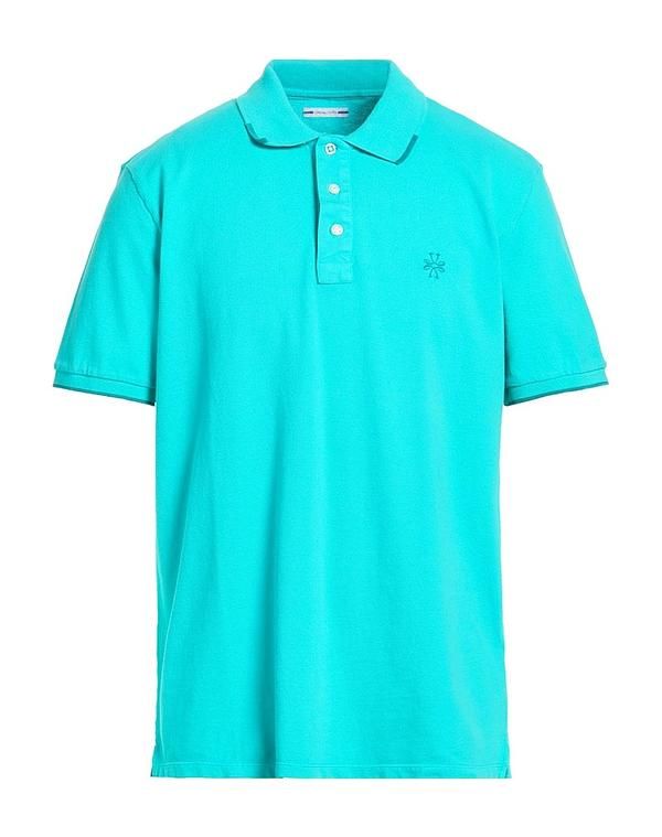 ヤコブ コーエン メンズ トップス ポロシャツ JACOB COH Ё N Turquoise Blue ブルー