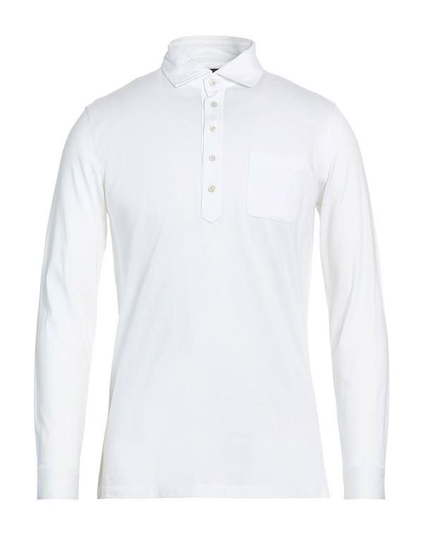 ムーレー メンズ トップス ポロシャツ MOORER White ホワイト