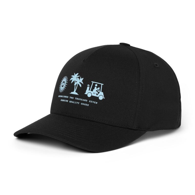トラビスマヒュー メンズ アクセサリー 帽子 TravisMathew Mens Beverage Cart Golf Hat Black ブラック