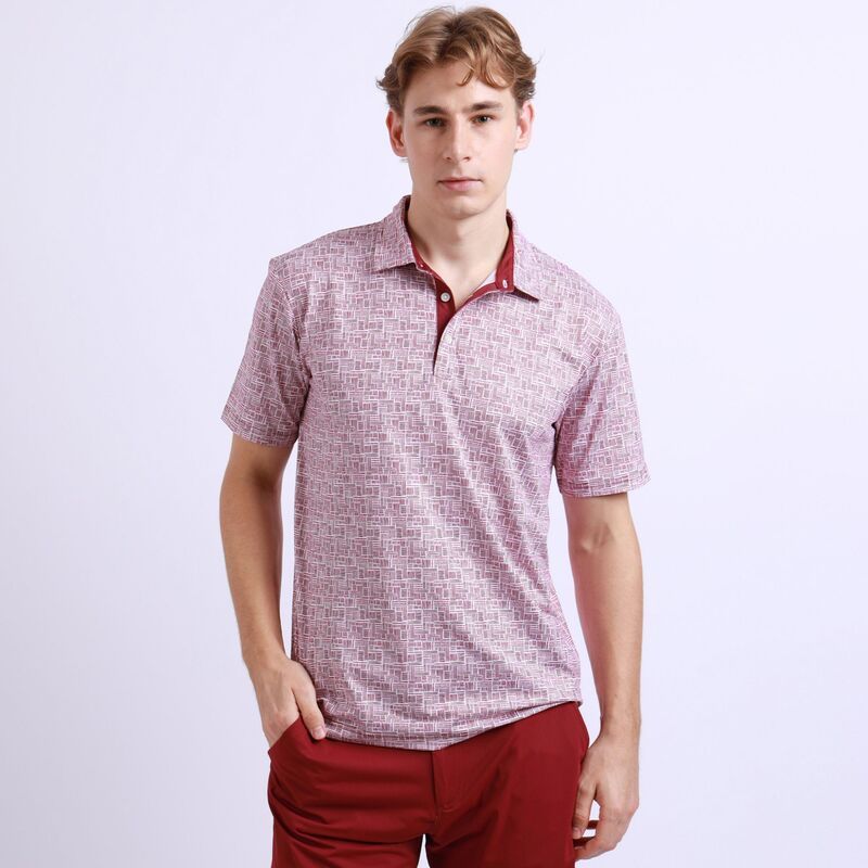 スワニーズ メンズ トップス ポロシャツ Swannies Mens Viva Golf Polo Berry