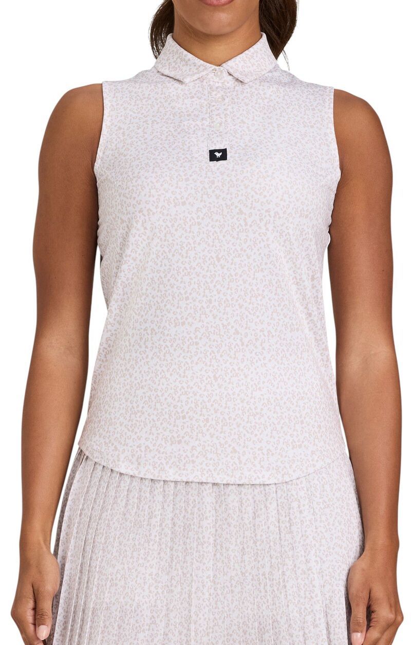 バッドバーディー レディース トップス ポロシャツ ノースリーブ Bad Birdie Womensleeveless Performance Golf Polo White Speed ホワイト