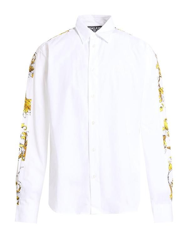 ヴェルサーチ メンズ トップス シャツ VERSACE JEANS COUTURE White ホワイト