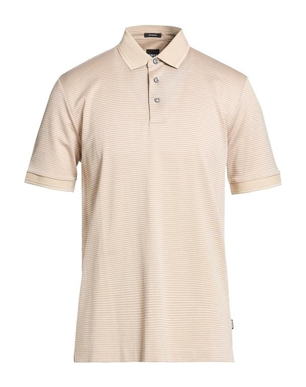 ボス メンズ トップス ポロシャツ BOSS Beige ベージュ