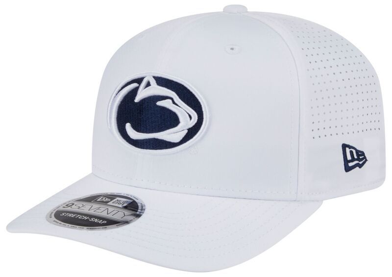 ニューエラ メンズ アクセサリー 帽子 New Eradult Penn State Nittany Lions White Performance 9Seventy Adjustable Stret