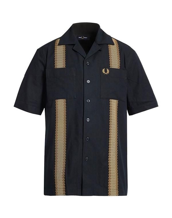 フレッドペリー メンズ トップス シャツ FRED PERRY Black ブラック