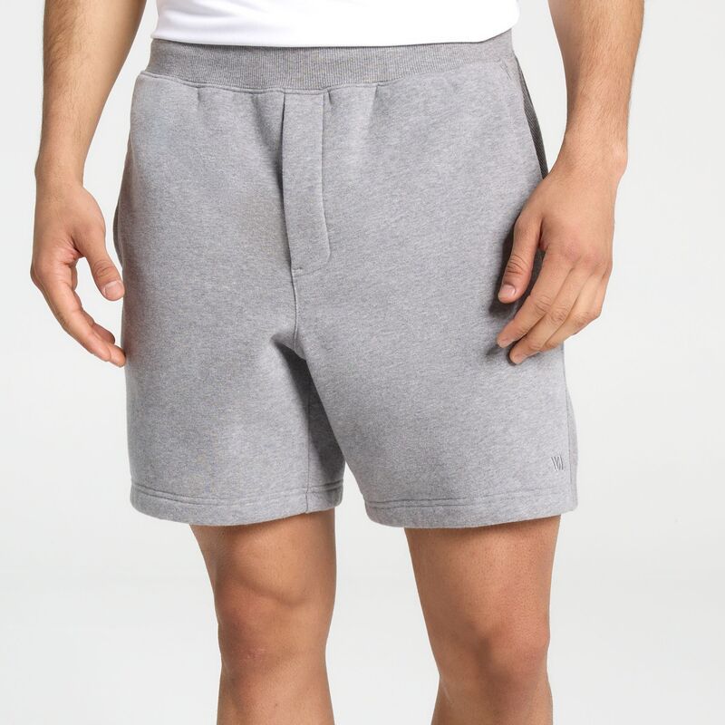 ヴァースト メンズ アウター パーカー・スウェット フリース VRST Mens Washed Fleece Short Mid Grey Heather グレー