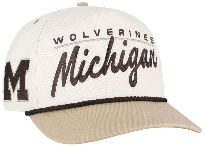 フォーティーセブン メンズ アクセサリー 帽子 47 Adult Michigan Wolverines Natural Neutral Terrain Hitch Adjustable Hat No