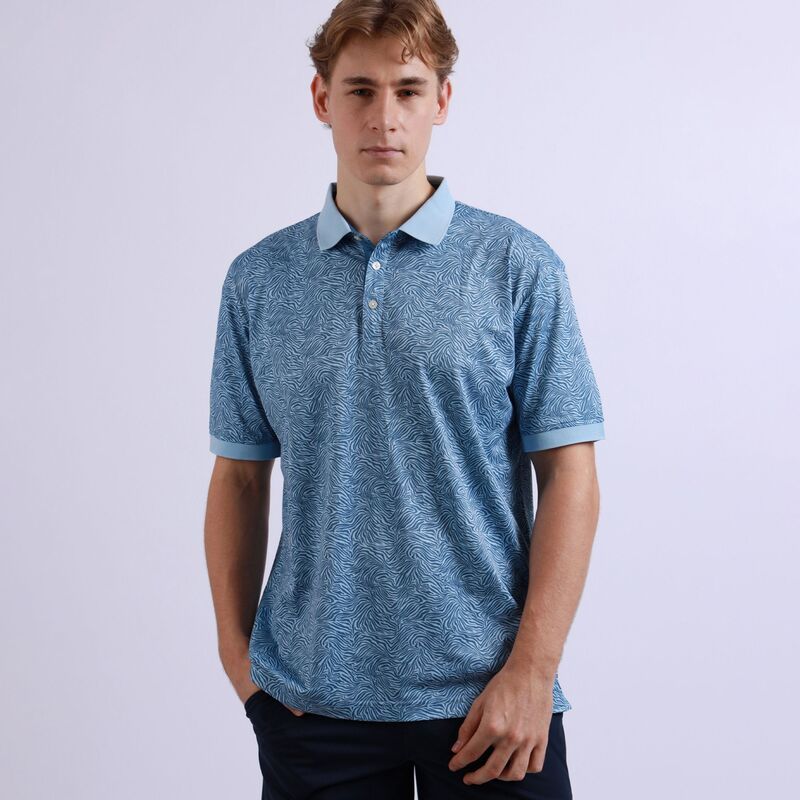 スワニーズ メンズ トップス ポロシャツ Swannies Mens Lagoon Golf Polo Twilight