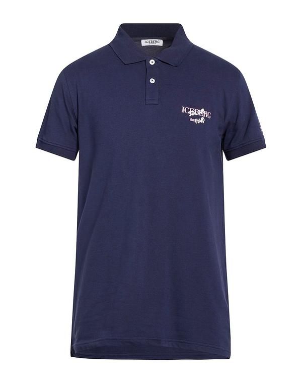 アイスバーグ メンズ トップス ポロシャツ ICEBERG Navy ネイビー