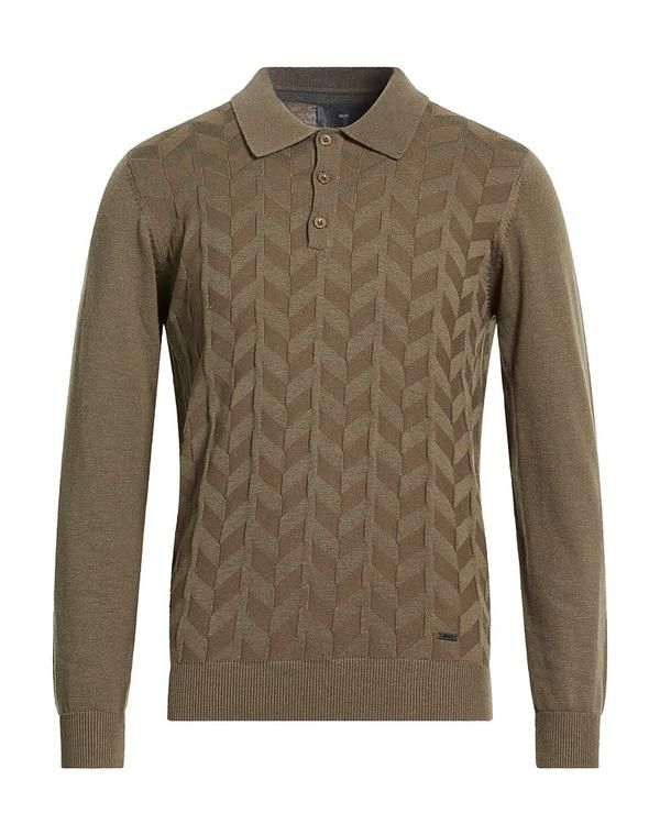 リュージョマン メンズ トップス シャツ プルオーバー LIU JO MAN Military Green グリーン
