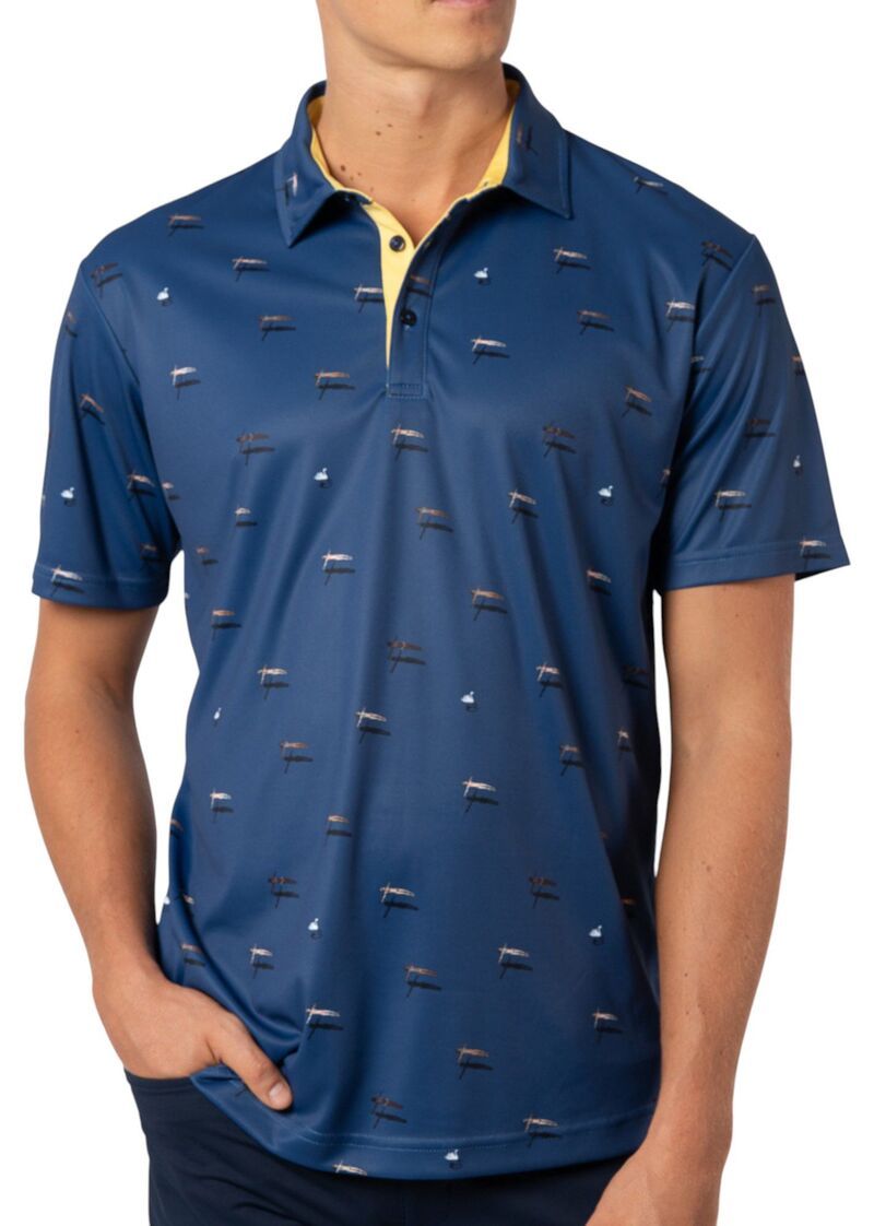 スワニーズ メンズ トップス ポロシャツ Swannies Mens Pier Golf Polo Navy ネイビー