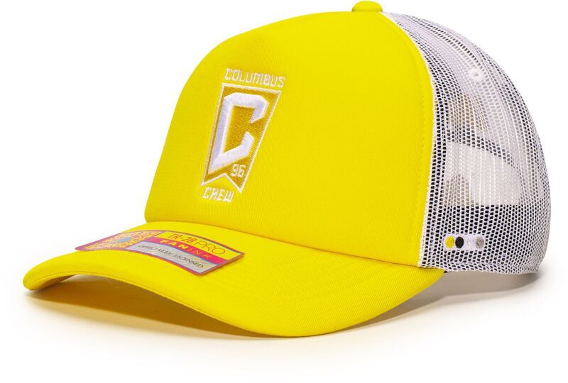 ファンインク メンズ アクセサリー 帽子 ロゴ Fan Ink Mens Columbus Crew Yellow Logo Adjustable Trucker Hat NoColor イエロー