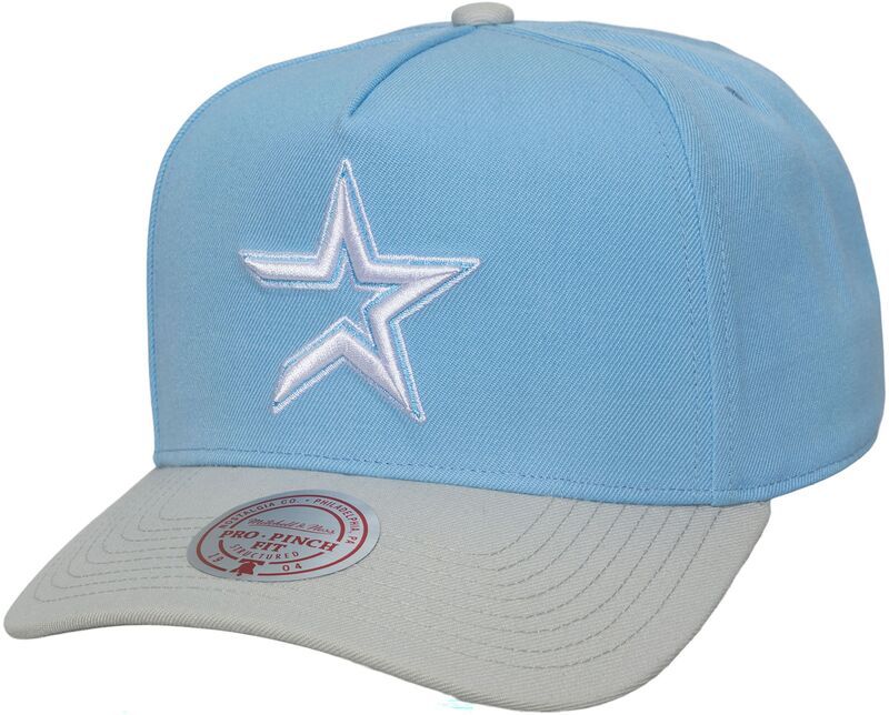 ミッチェルネス メンズ アクセサリー 帽子 Mitchell Ness Adult Houston Astros Light Blue Gleam Cooperstown Snapback Adjus