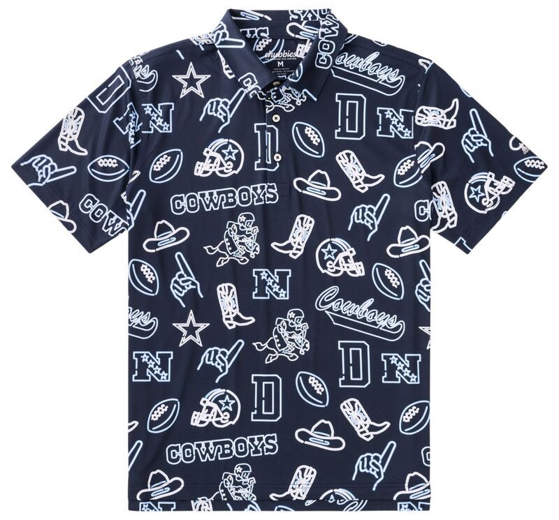 チャビーズ メンズ トップス ポロシャツ chubbies Mens Dallas Cowboys Navy Neon Polo NoColor ネイビー