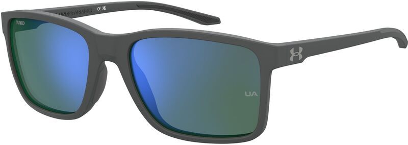 アンダーアーマー メンズ アクセサリー サングラス・アイウェア Under Armour Hustle XL Golf Sunglasses Mt CastlerockTuned GreenBlue
