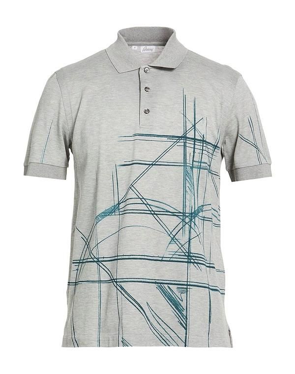 ブリオーニ メンズ トップス ポロシャツ BRIONI Gray グレー