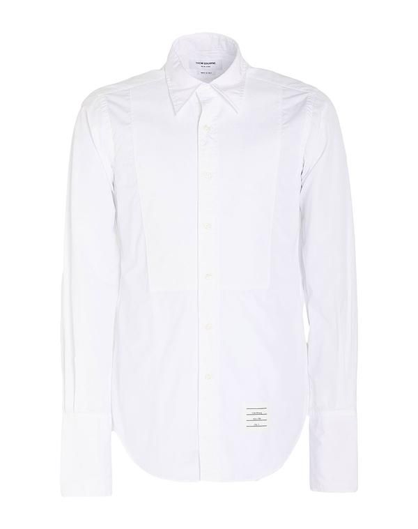 トムブラウン メンズ トップス シャツ THOM BROWNE White ホワイト