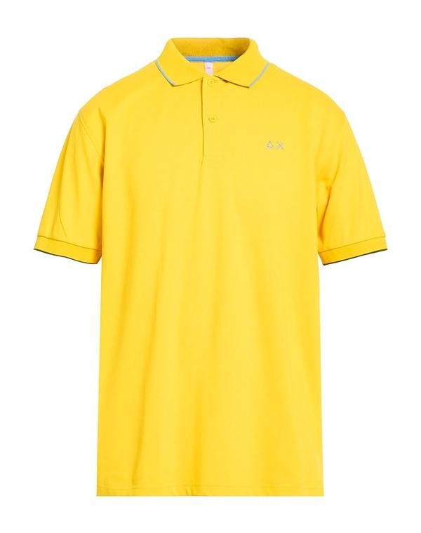 サンシックスティーエイト メンズ トップス ポロシャツ SUN 68 Yellow イエロー