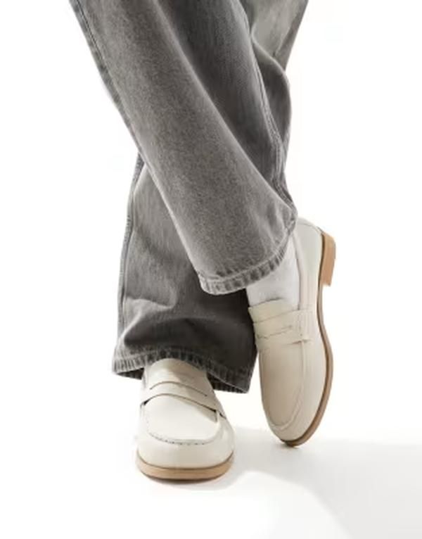 セクウェル メンズ シューズ スリッポン・ローファー SEQWL Hero loafers in stone ストーン 15,385円