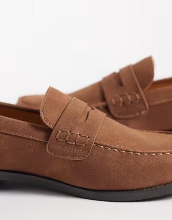セクウェル メンズ シューズ スリッポン・ローファー スエード SEQWL Hero loafers in mocha microsuede Mocha microsuede モカ