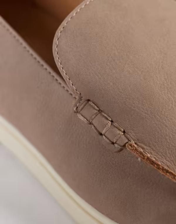 セクウェル メンズ シューズ スリッポン・ローファー SEQWL Kayak loafers in faux nubuck in taupe nubuck トープ
