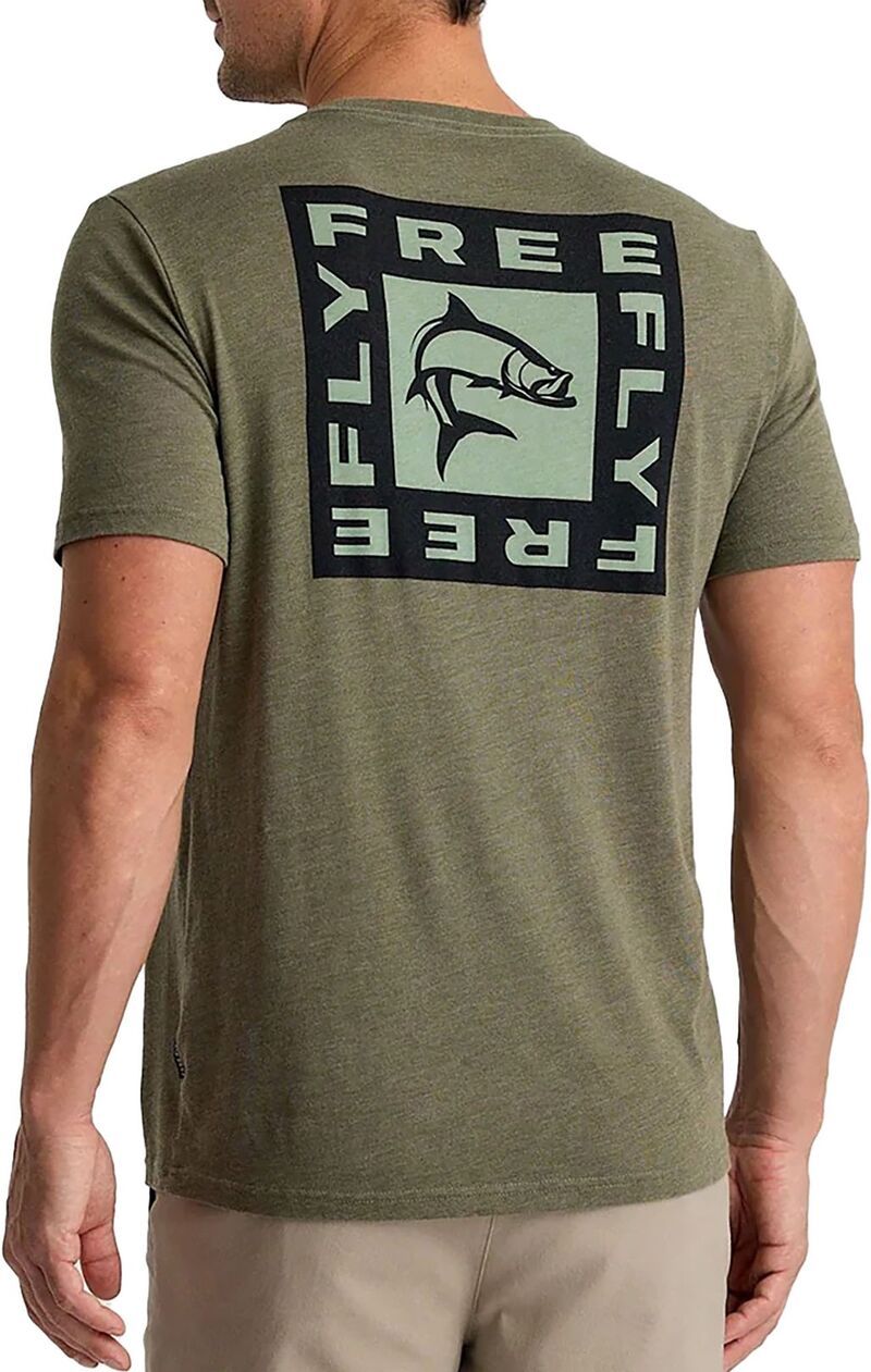 フリー フライ メンズ トップス Tシャツ Free Fly Mensabalo TShirt Heather Fatigue ヘザー
