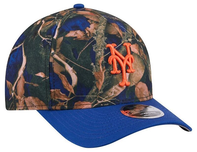 ニューエラ メンズ アクセサリー 帽子 New Eradult New York Mets Blue Leaves 9Forty Adjustable Hat NoColor ブルー