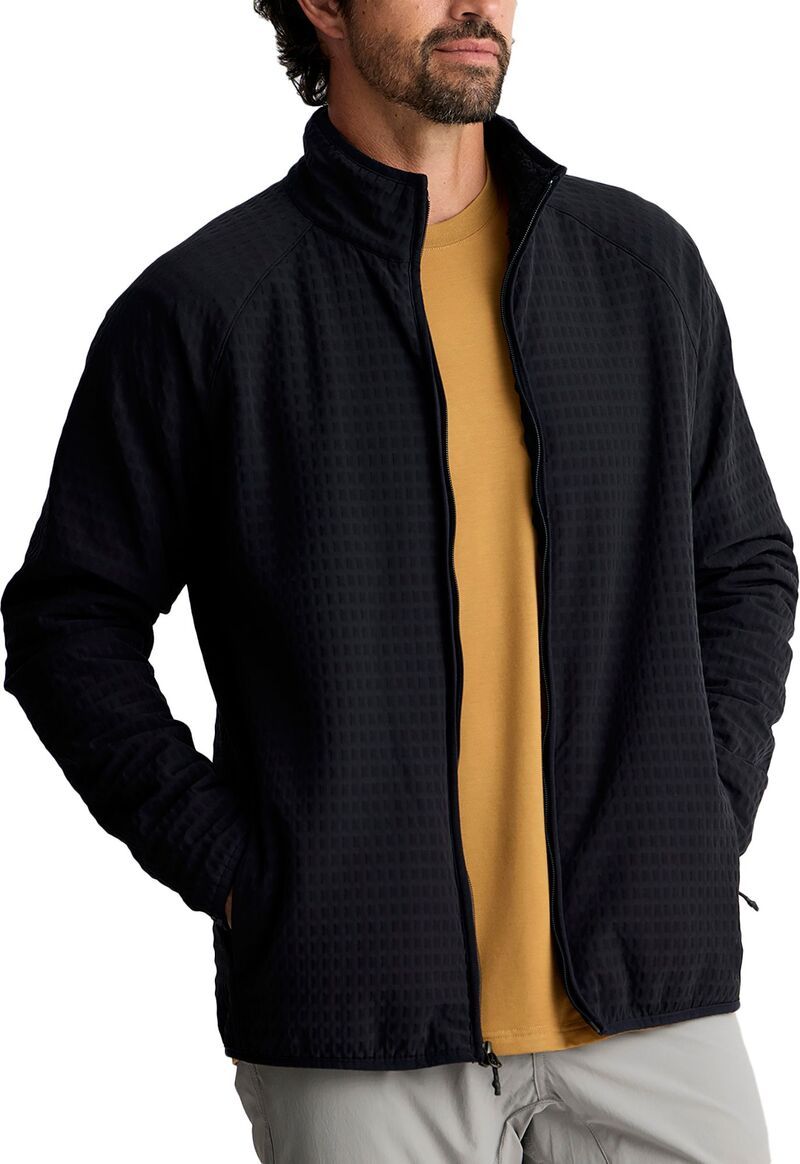 フリー フライ メンズ アウター パーカー・スウェット フリース ジャケット Free Fly Mens Gridback Fleece Jacket Black ブラック