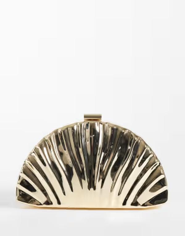 トゥルーデカデンス レディース バッグ True Decadence textu red hard clutch purse GOLD ゴールド 14,186円