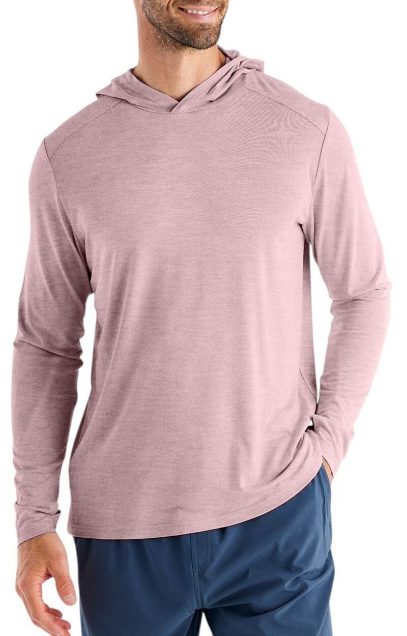 フリー フライ メンズ アウター パーカー・スウェット Free Fly Mens Bamboo Shade Hoodie Heathe red ヘザー