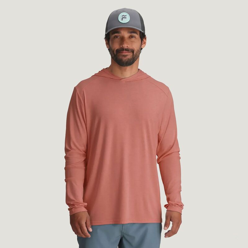 フリー フライ メンズ アウター パーカー・スウェット Free Fly Mens Bamboo Shade Hoodie Heathe red Clay ヘザー