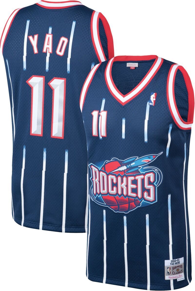 ミッチェルネス メンズ トップス シャツ ジャージー Mitchell Ness Mens Houston Rockets Yao Ming 11 Swingman Jersey NoColor