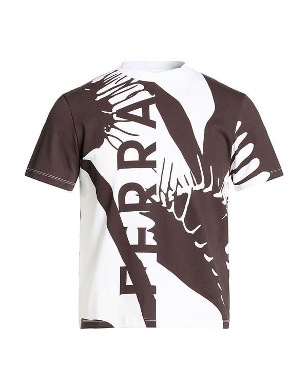 フェラガモ メンズ トップス Tシャツ FERRAGAMO Chocolate Brown ブラウン