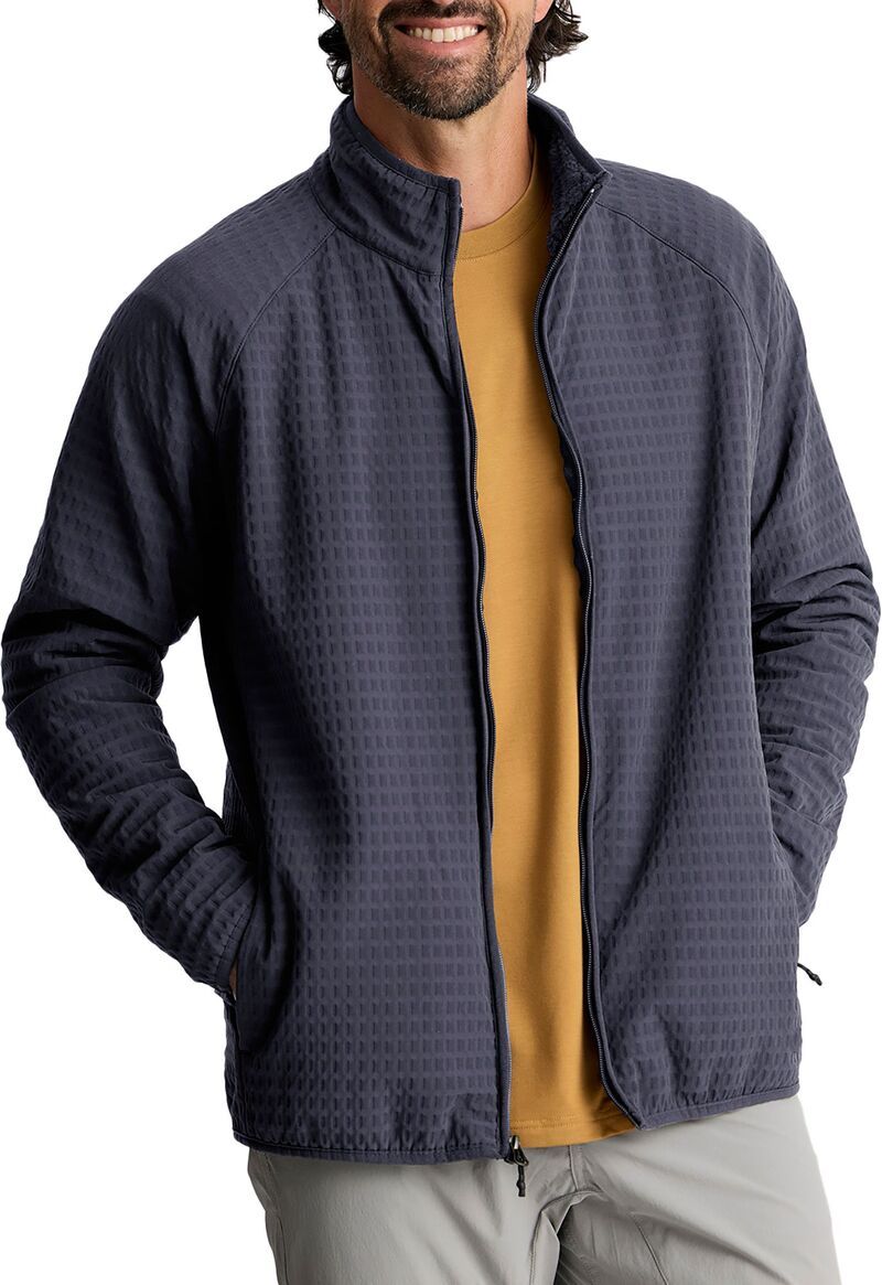 フリー フライ メンズ アウター パーカー・スウェット フリース ジャケット Free Fly Mens Gridback Fleece Jacket Storm Cloud