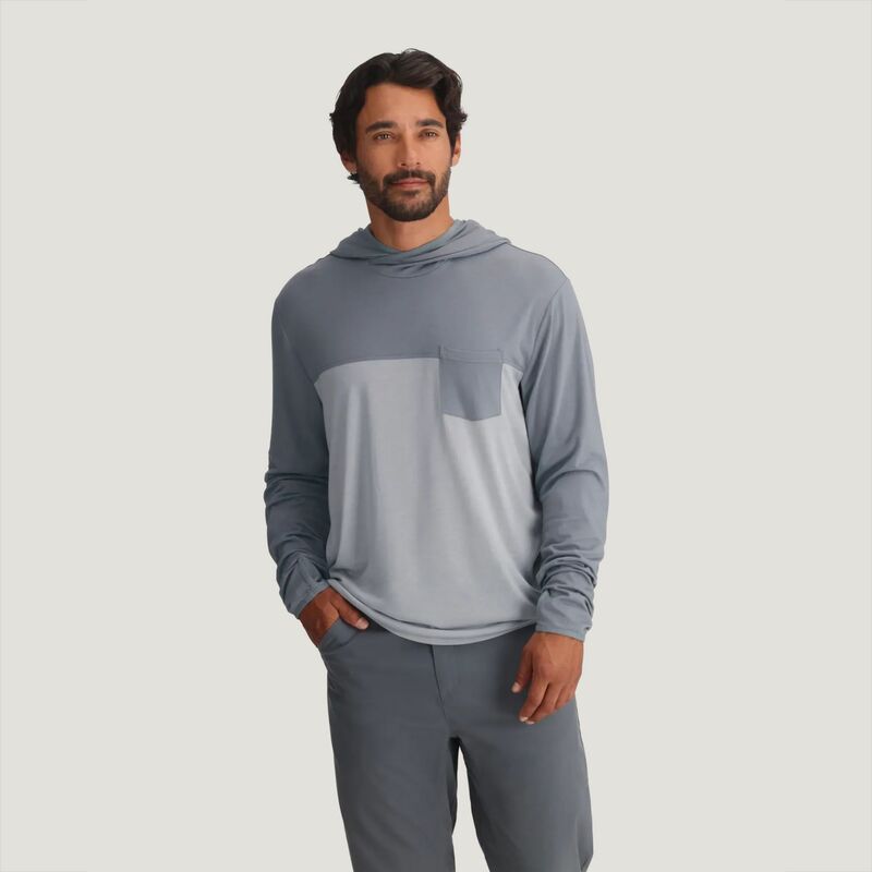 フリー フライ メンズ アウター パーカー・スウェット Free Fly Mens Bamboo Hybrid Hoodie SlateAspen Grey スレート