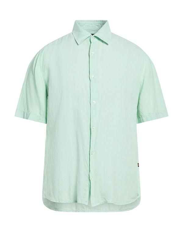ボス メンズ トップス シャツ BOSS Light Green グリーン