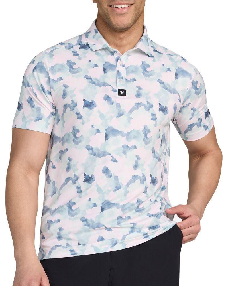バッドバーディー メンズ トップス ポロシャツ Bad Birdie Mens Mirage Oasis Golf Polo Mirage Oasis
