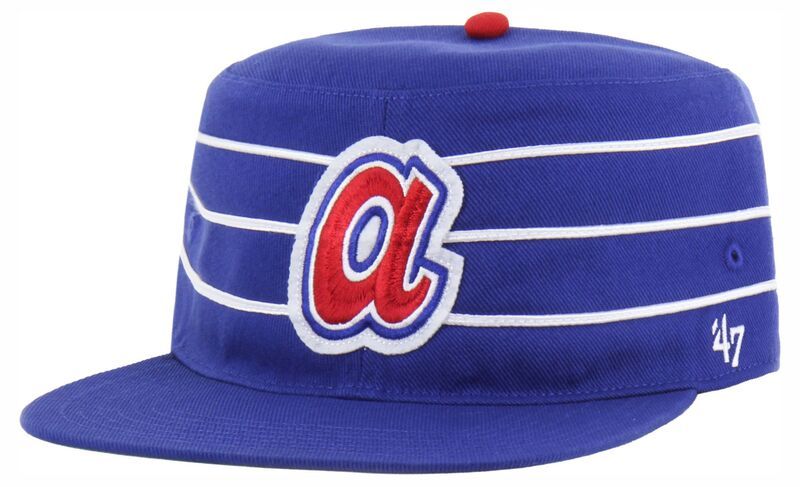 フォーティーセブン メンズ アクセサリー 帽子 47 Adult Atlanta Braves Royal Golden Age Pillbox Hat NoColor